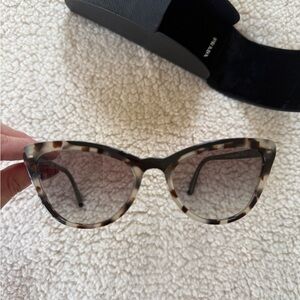 PRADA Tortoise Shell Cat Eye Sunglasses